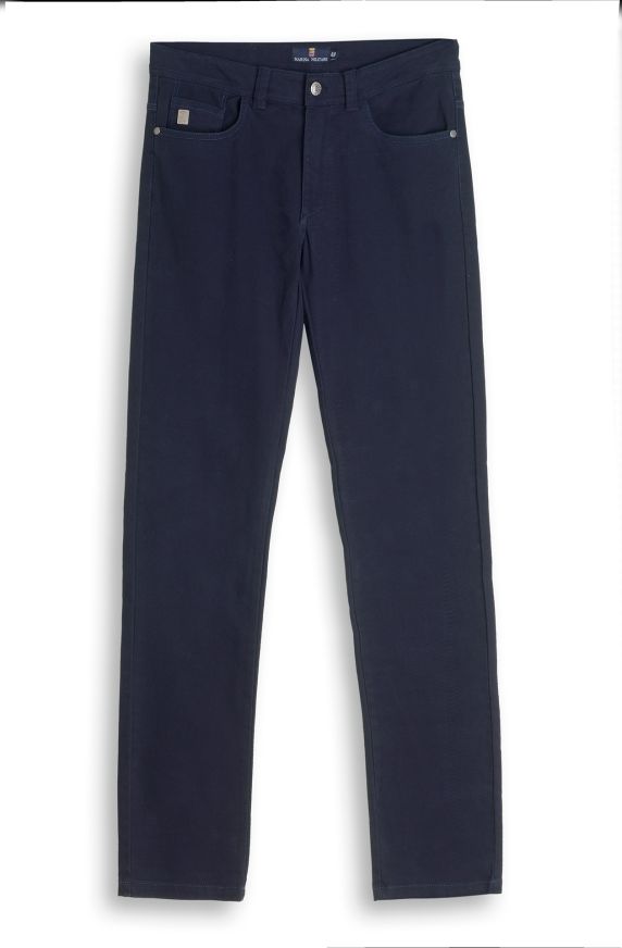 Pantalon en coton extensible