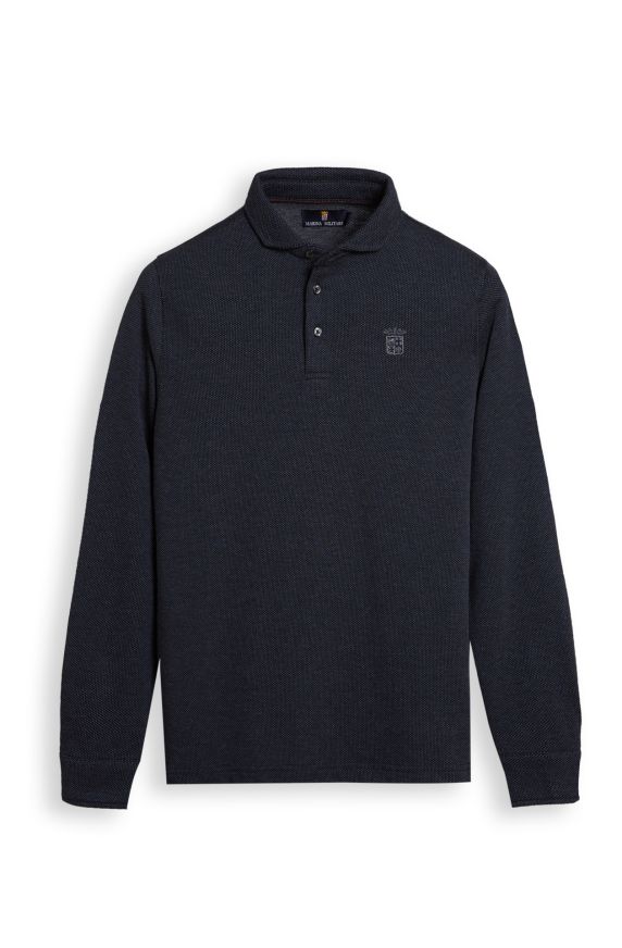 LANGES POLOSHIRT IM ÄRMELKANAL