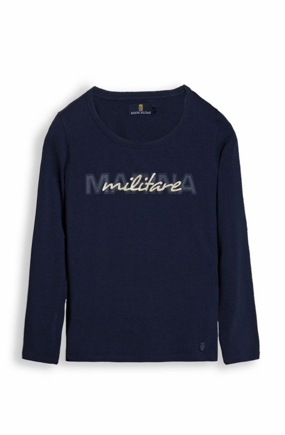 T-SHIRT GIRO COLLO MANICA LUNGA
