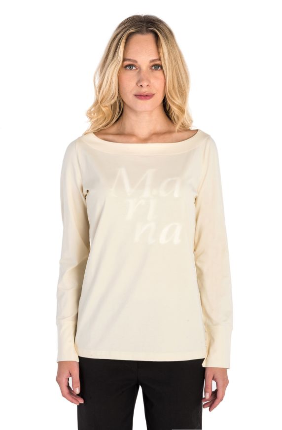 T-SHIRT COL ROND MANCHES LONGUES