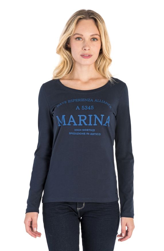 T-SHIRT COL ROND MANCHES LONGUES