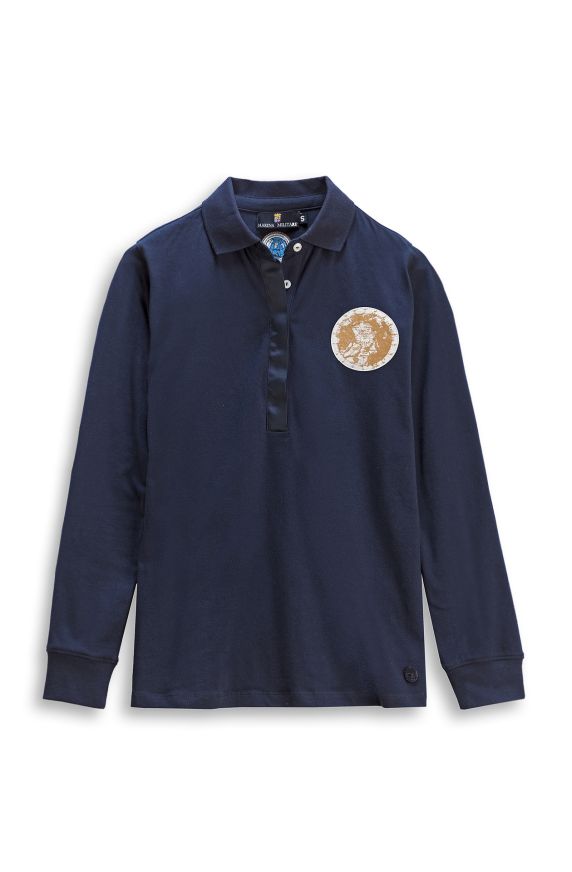 LANGES POLOSHIRT IM ÄRMELKANAL