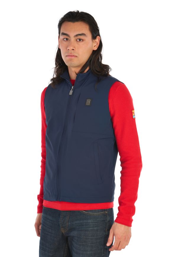 Gilet in tessuto softshell