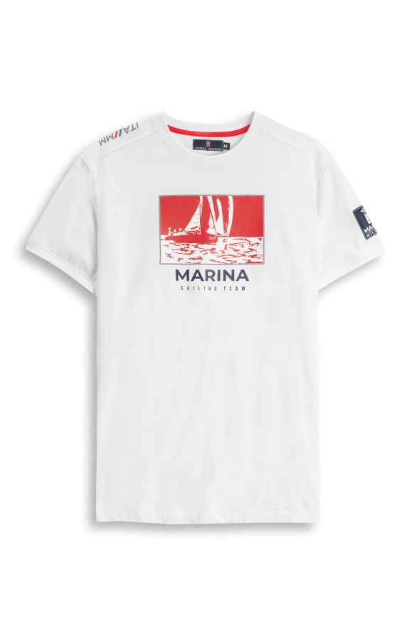 Camiseta del equipo de vela