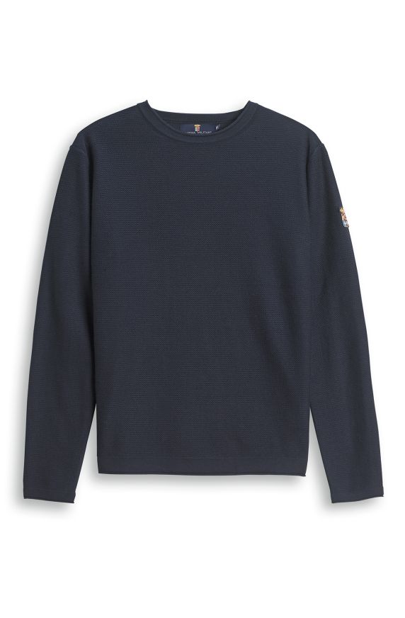 Pull col rond en coton