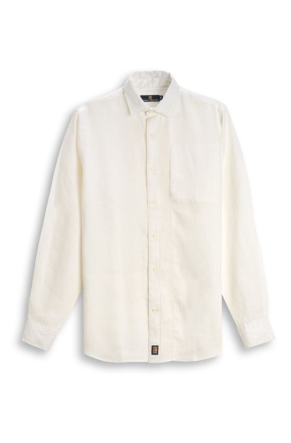 Camicia lino manica lunga