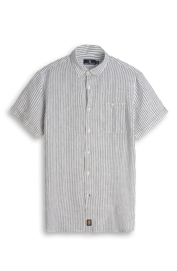 Half sleeve linen shirt