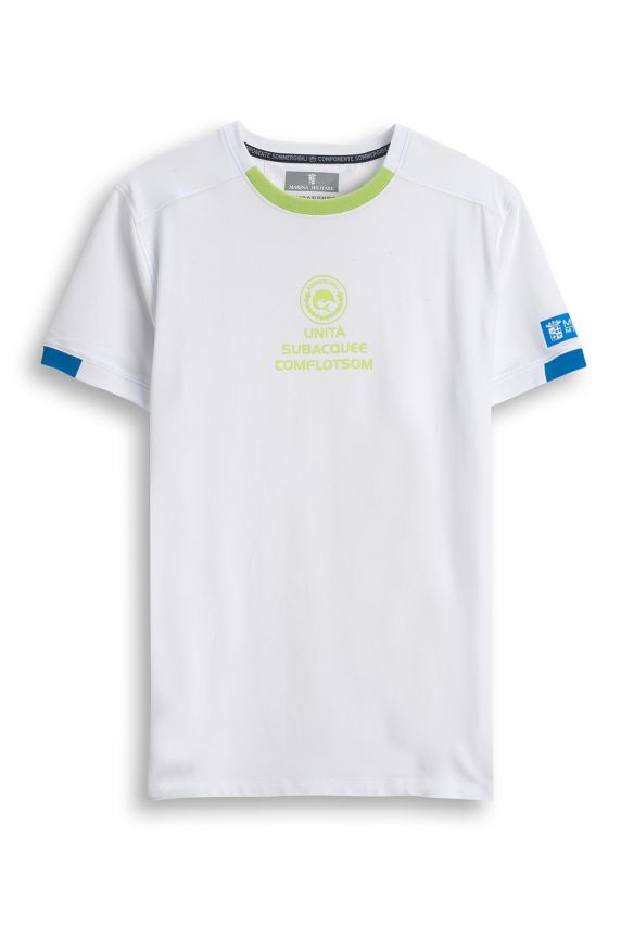 Jersey-T-Shirt mit halben Ärmeln