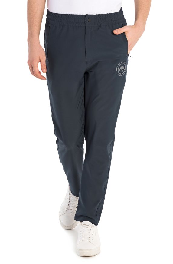 Technical polyester trousers