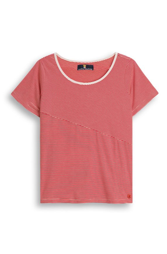 T-shirt en viscose à manches mi-longues