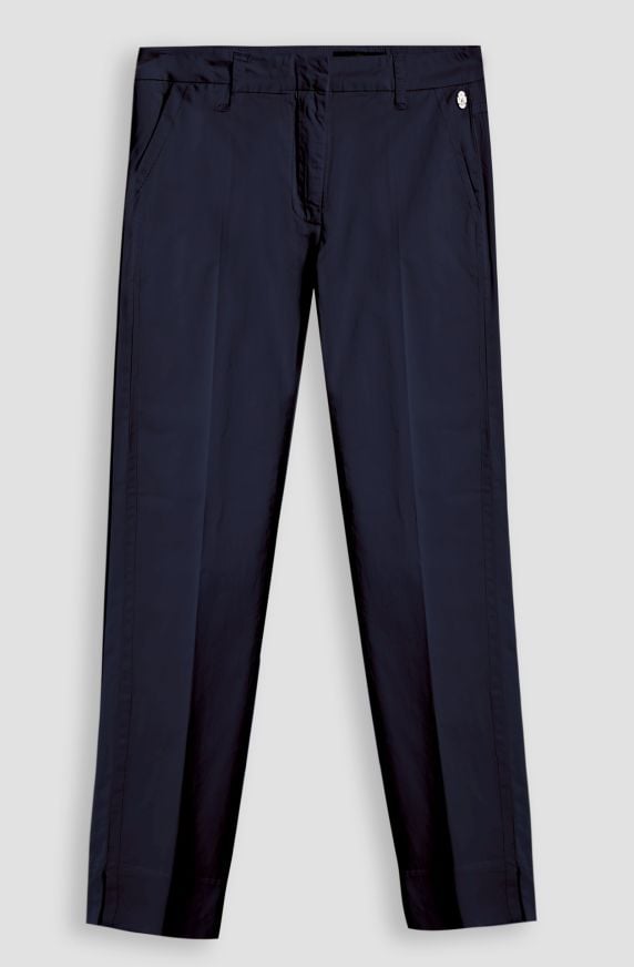 Pantaloni da donna chino in cotone elasticizzato
