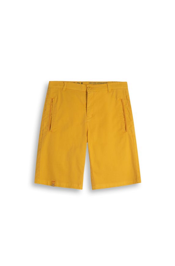 Bermudas de algodón elástico