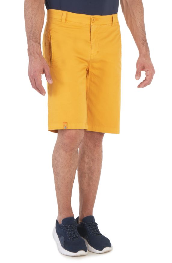 Bermudas de algodón elástico