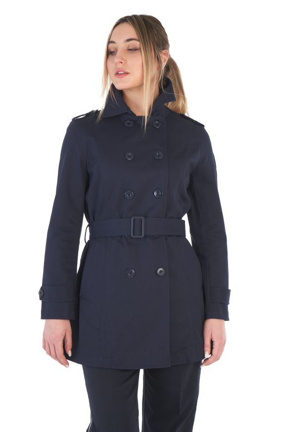 Double-breasted raincoat
