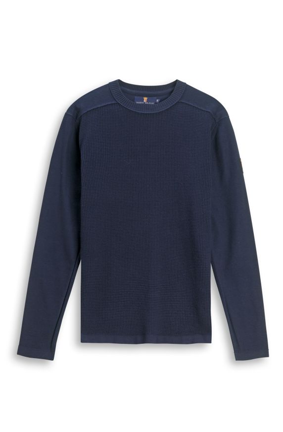 Jersey algodón cuello redondo
