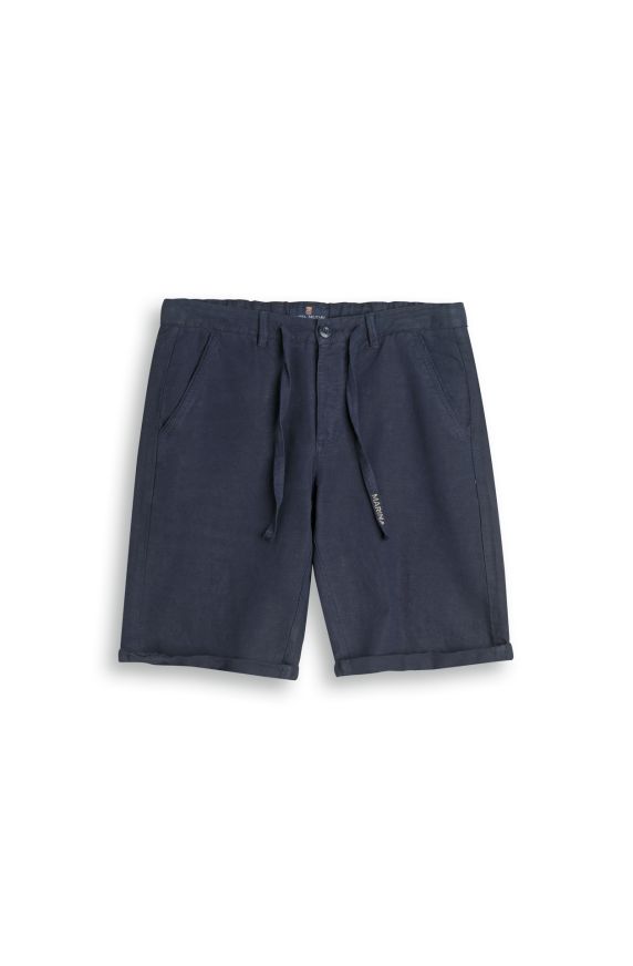 Linen Bermuda shorts