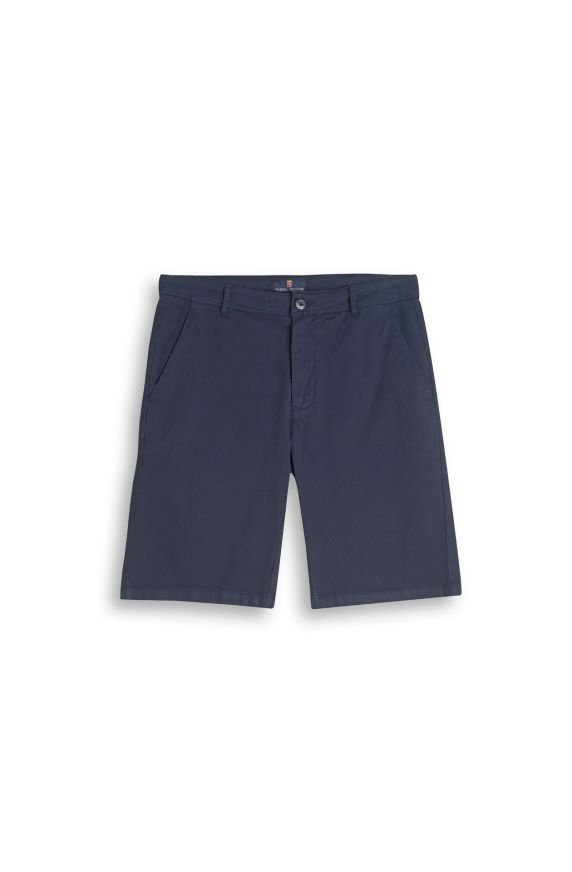 Stretch cotton bermuda shorts