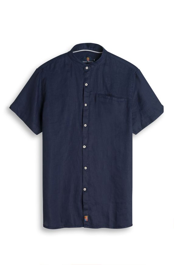Camicia lino mezza manica