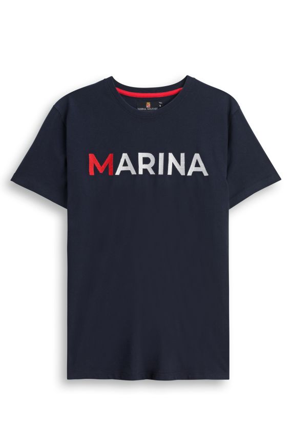 Navy jersey T-shirt
