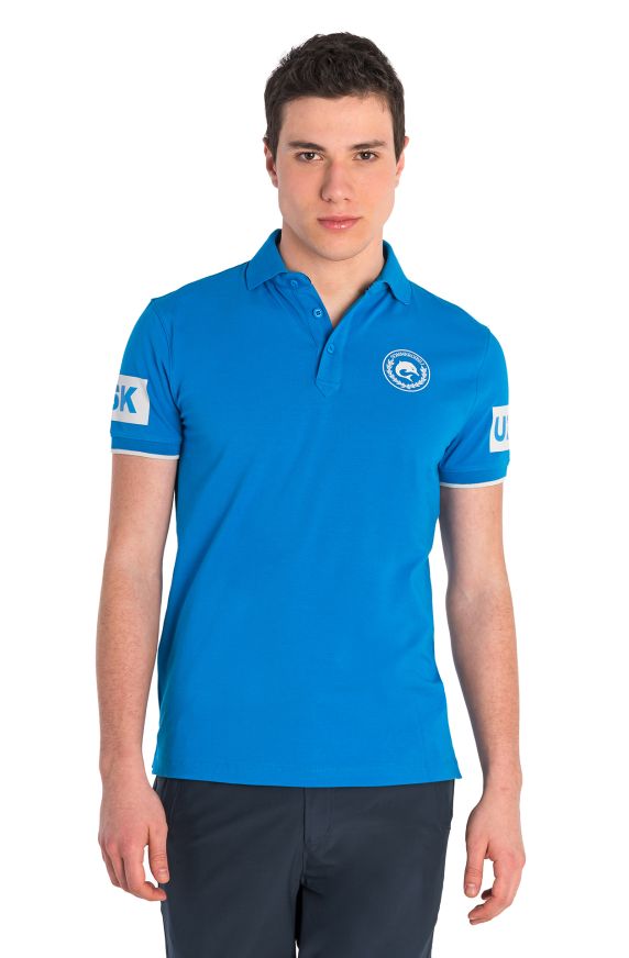 Kurzarm-Poloshirt aus Jersey