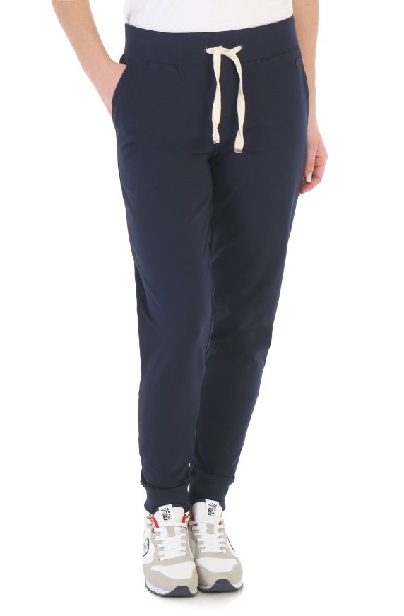 Stretch jersey trousers