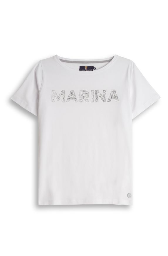 T-shirt en coton à manches mi-longues