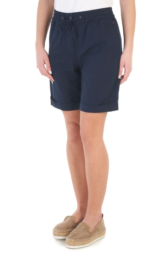 Linen Bermuda shorts