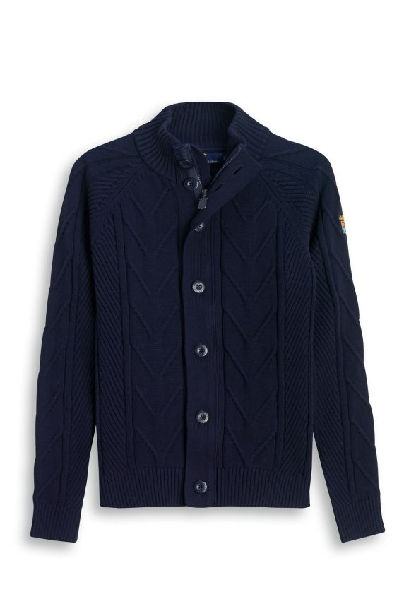 Cardigan in warm cotton