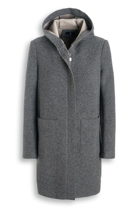 Wool blend coat