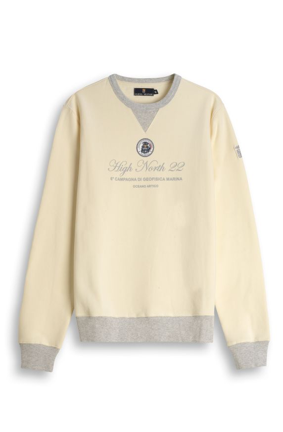 High north22 line cotton sweatshirt