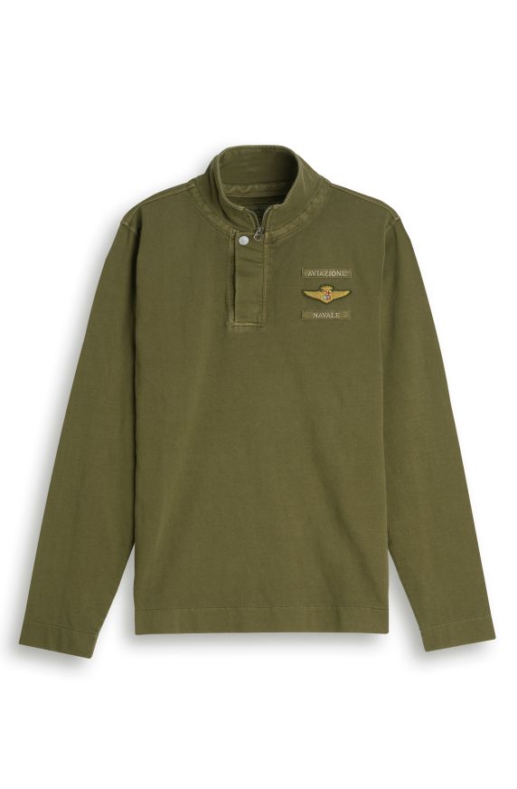 Polo en jersey pur coton Aviation Naval