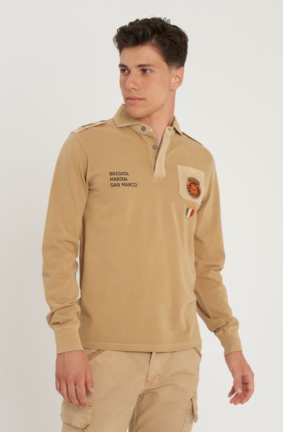 Polo BMSM de puro algodón piqué