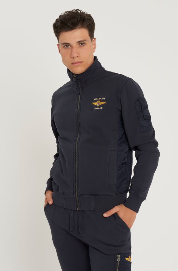 Sudadera de puro algodón sin cepillar