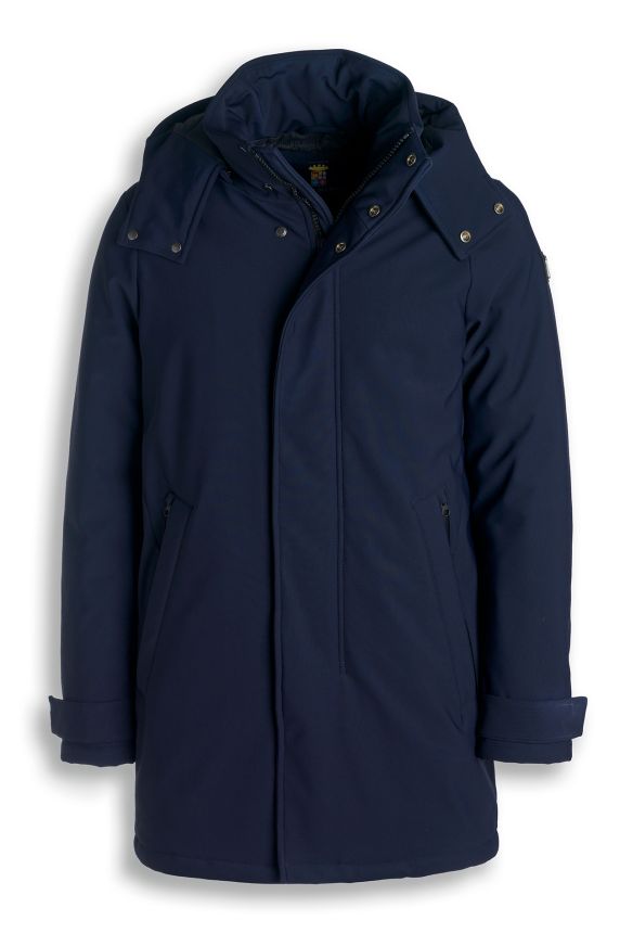 Wattierte Jacke mit Kapuze
