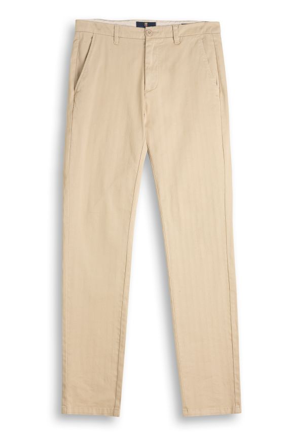Pantalon en coton ligne classique