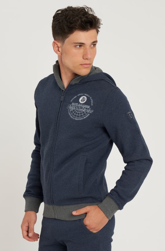 High north22 line cotton sweatshirt