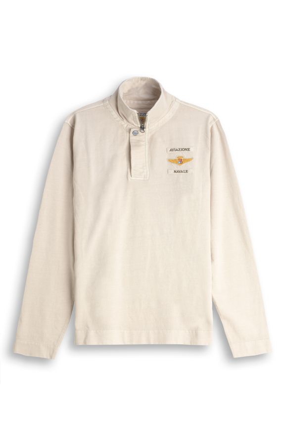 Polo en jersey de puro algodón Aviación Naval