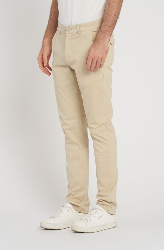 Pantalone in cotone elasticizzato