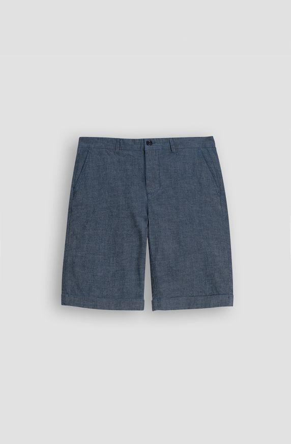 Bermuda shorts in stretch cotton