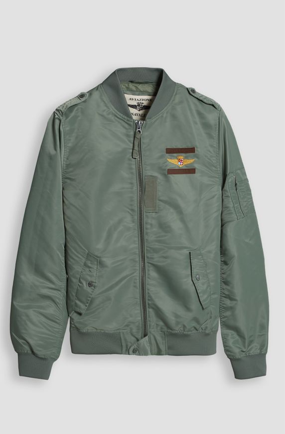 Bomber da uomo in nylon