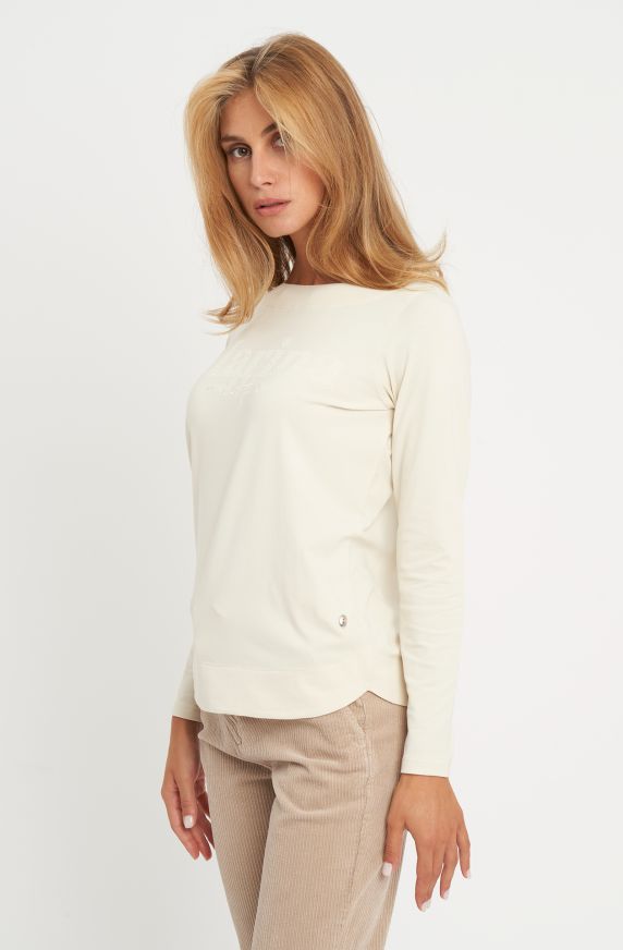 T-shirt in cotone elasticizzato