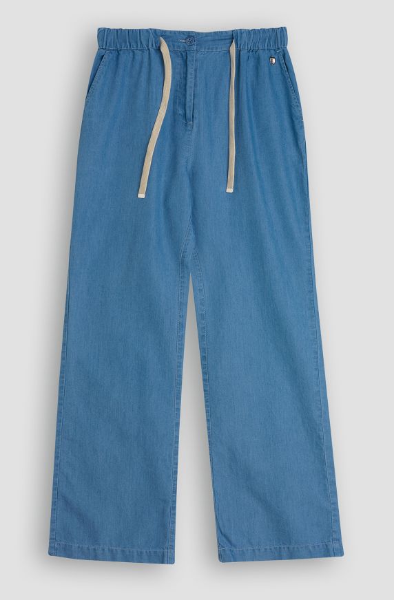 Lightweight chambray trousers