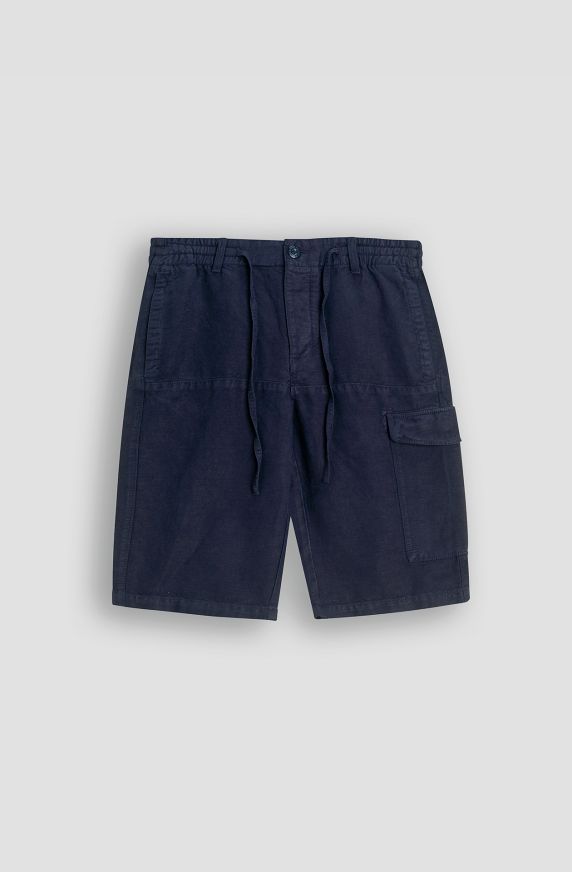 Bermuda in cotone grezzo