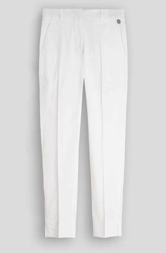 Pantaloni da donna chino in cotone elasticizzato