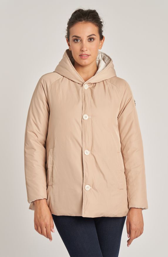 Felpa a righe zip sul collo donna | Italia