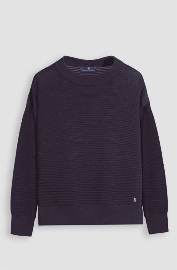 Maglia da donna in misto viscosa modello over