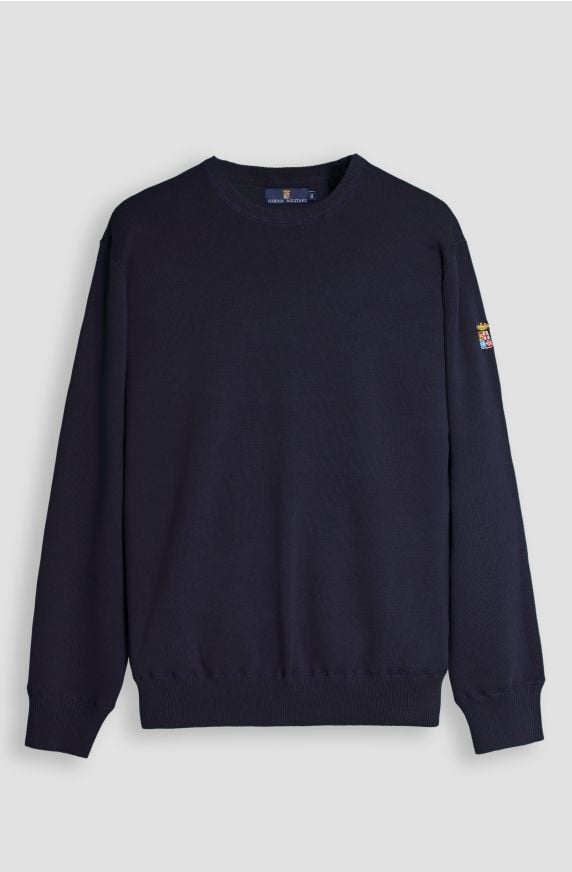 Maglia da uomo Essential in caldo cotone girocollo