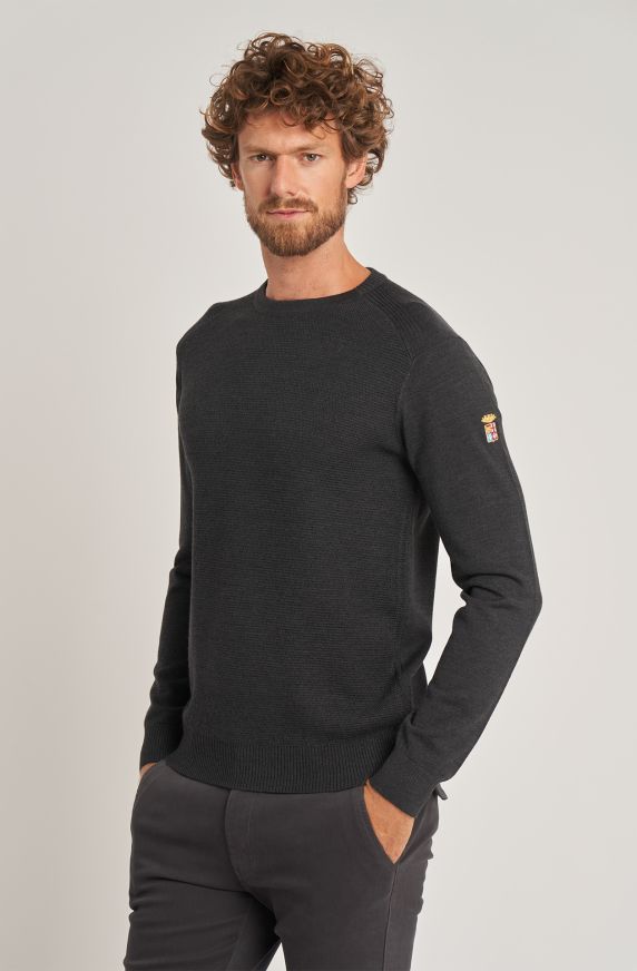 Maglione da uomo Classic in lana girocollo