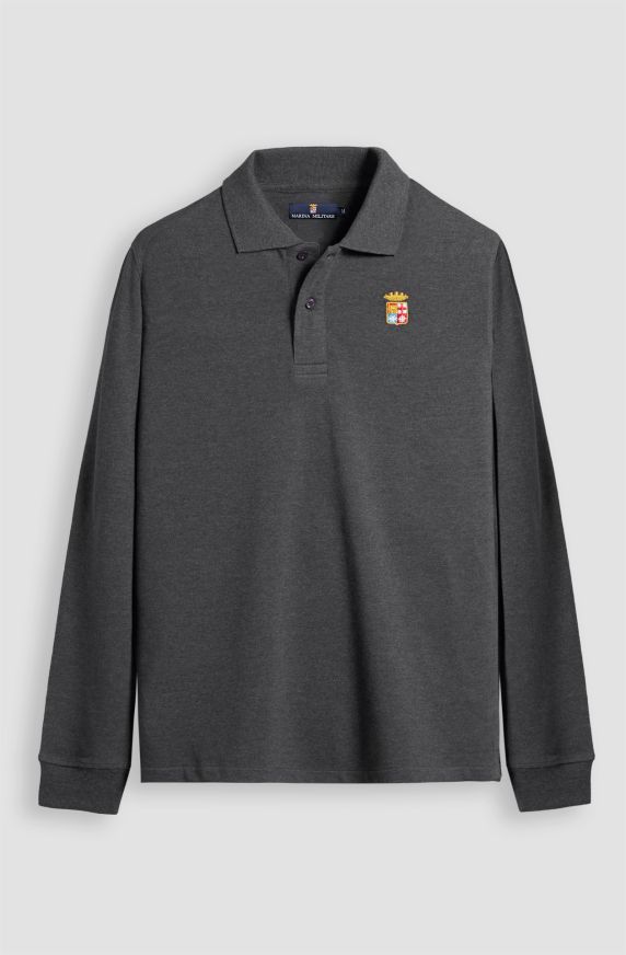 Polo uomo basica manica lunga regular fit