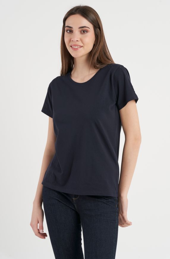T-shirt da donna Essentials in cotone elasticizzato
